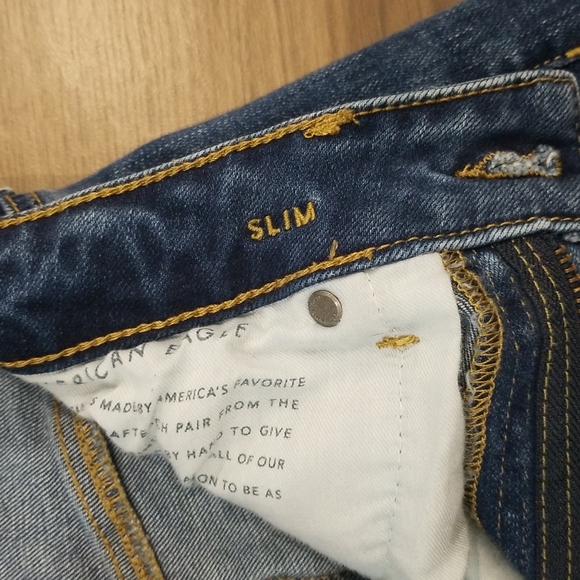 Mens slim ripped jeans - Picture 4 of 5